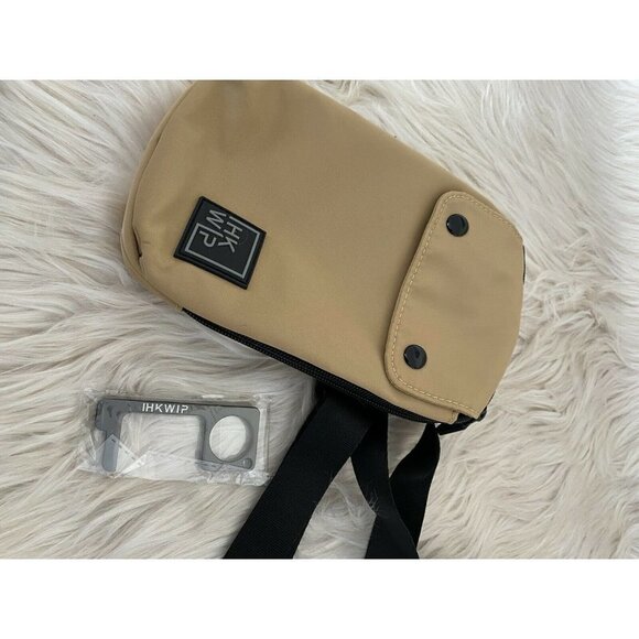 IHKWIP Nylon PPE Carrier Crossbody Bag classic khaki color - Picture 5 of 7
